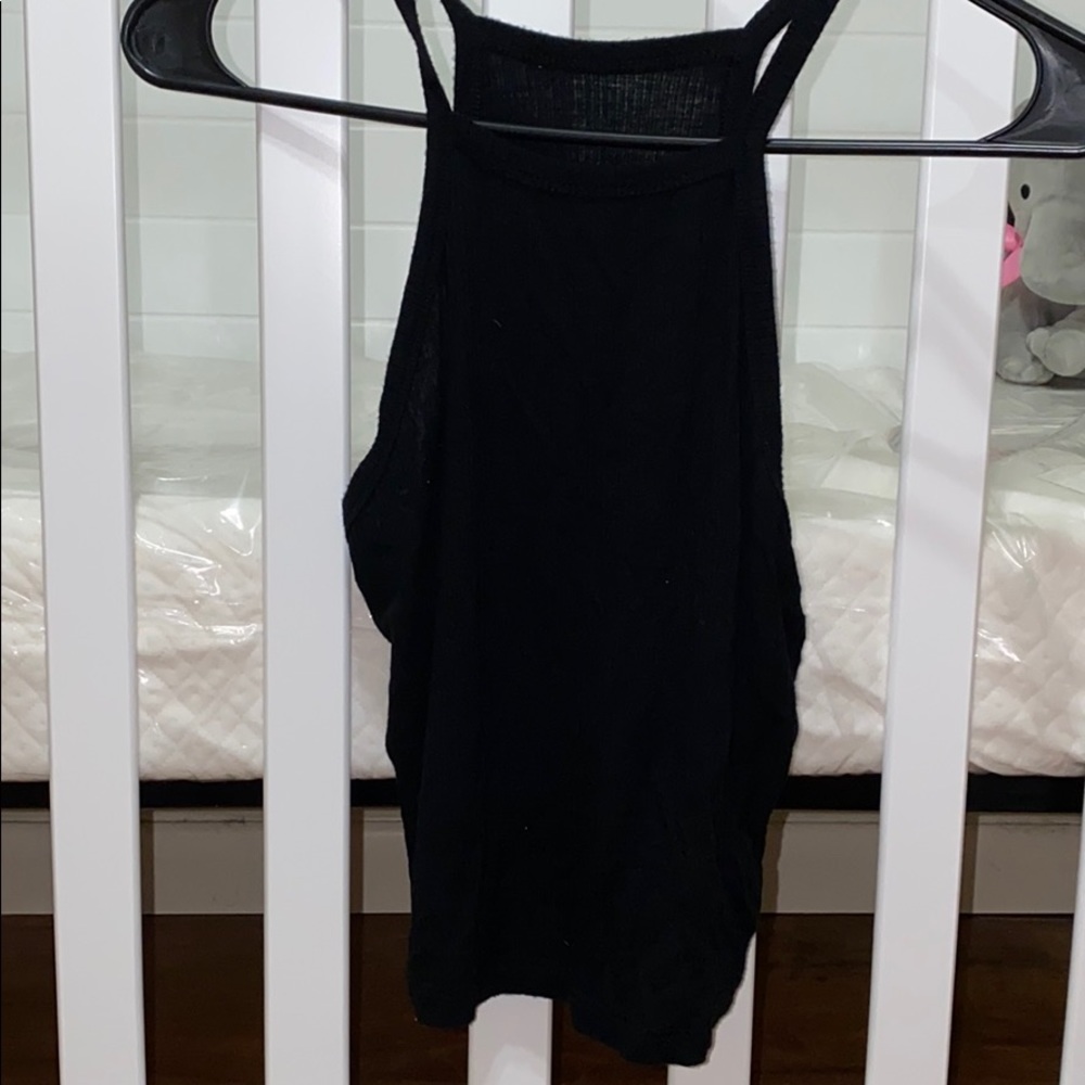 Black tank top